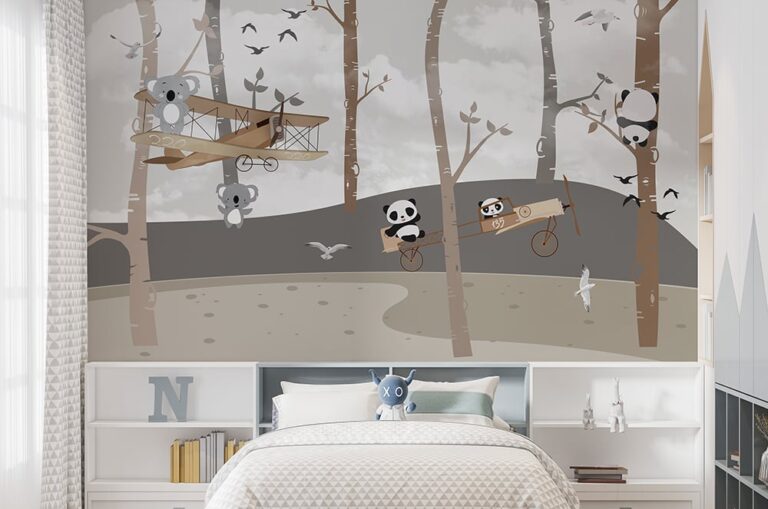 From Cartoon Characters To Nature Themes: Children's Bedroom Wallpaper Options