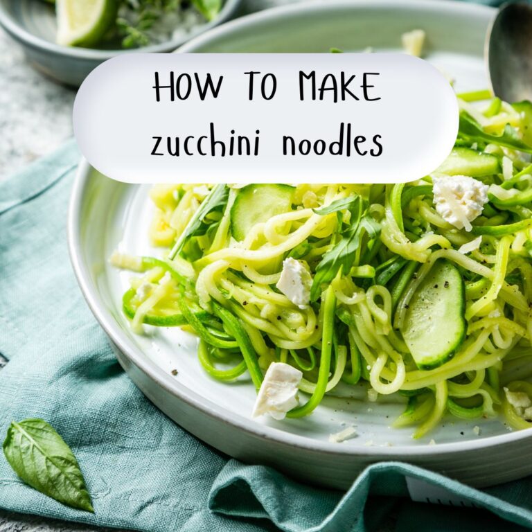 How To Make Keto Zucchini Noodles Easily