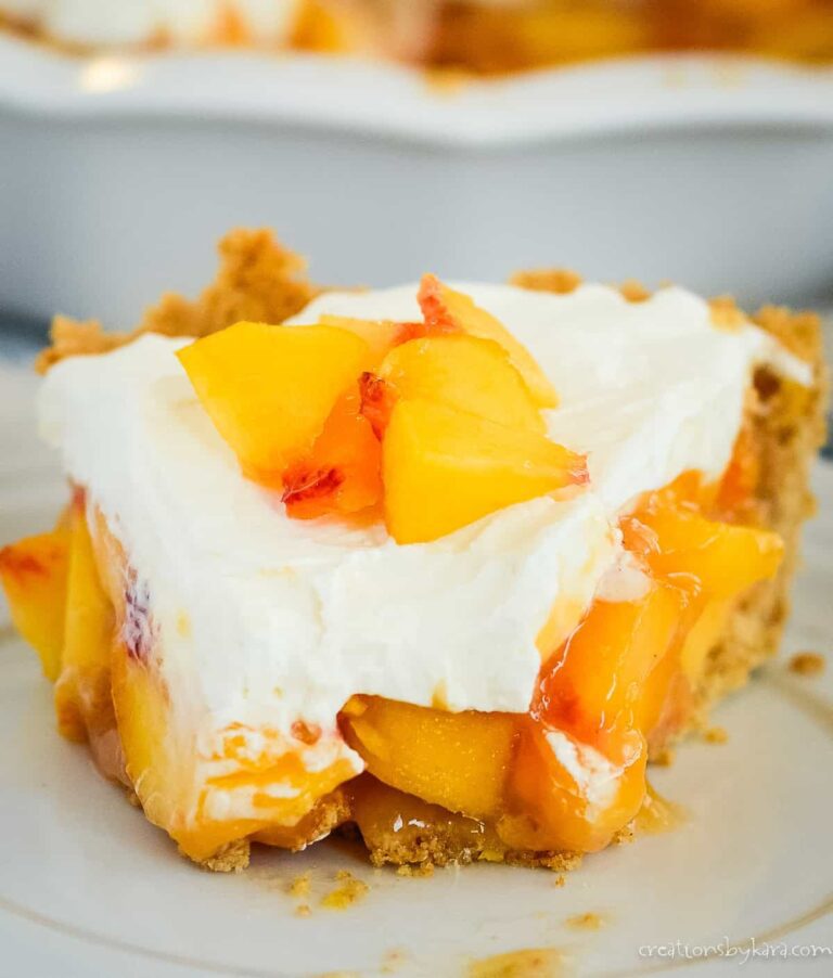 Fresh Creamy Peach Pie (graham Cracker Crust)