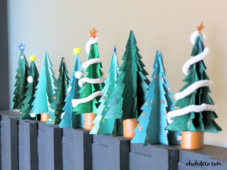 How To Make A Christmas Tree Shaped Toilet Paper Roll