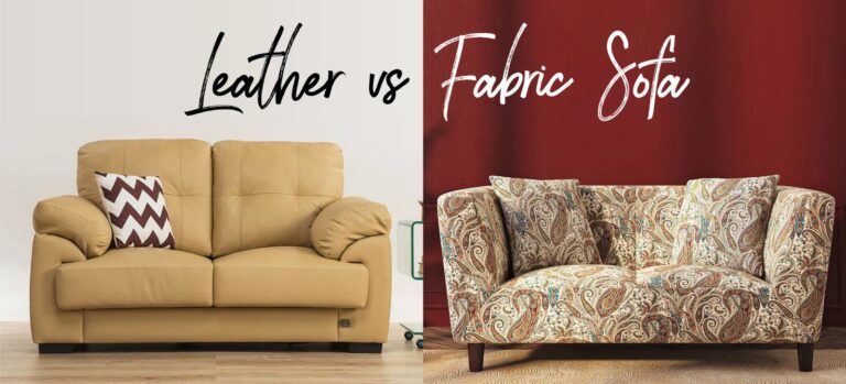 Two Seat Sofa, Fabric Or Leather: How Do You Choose The