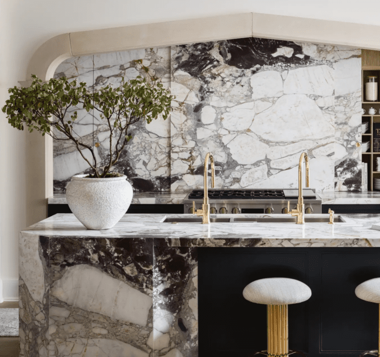 Take A Tour Of This Beautiful White Marble Kitchen