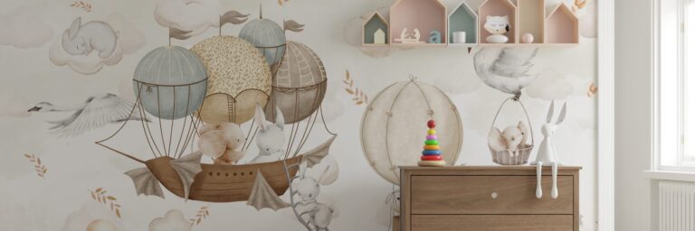 Unique And Modern Wallpaper For The Children's Room