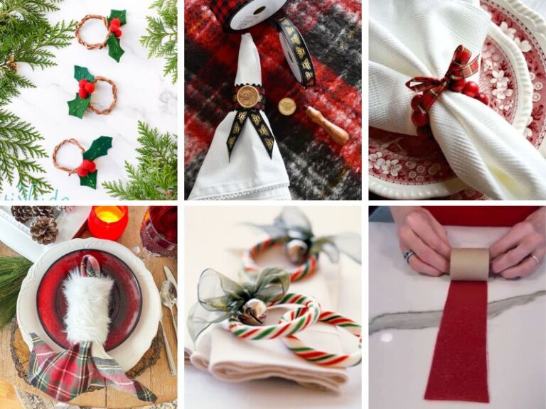 25 Budget Friendly Christmas Napkin Rings