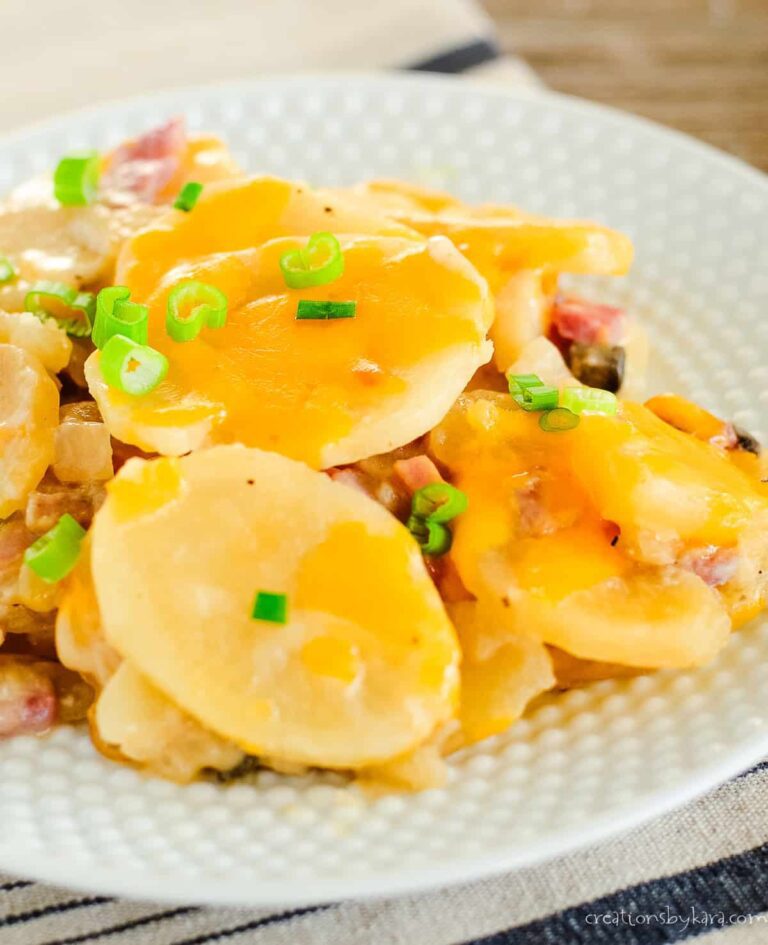 Cheesy Crock Pot With Potatoes And Ham